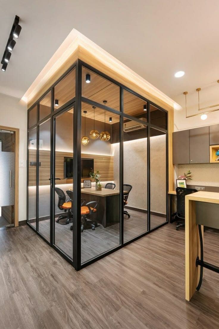Aluminium glass office partition by Payal Industries, Hubballi - photo 5