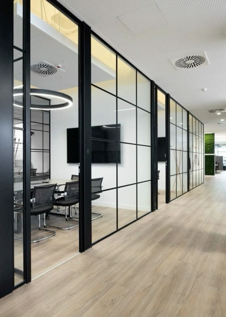 Aluminium glass office partition by Payal Industries, Hubballi - photo 8